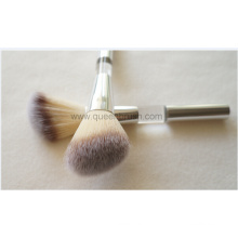 Brosse de maquillage en silicone pour étiquettes privées Brosse en poudre cosmétique pour cheveux synthétiques